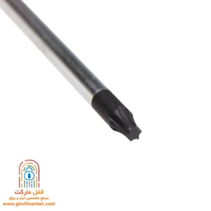 نمای نزدیک نوک TX10 پیچ گوشتی Torx
