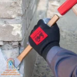 قلم بنایی ایران پتک در حال استفاده در کارگاه ساختمانی