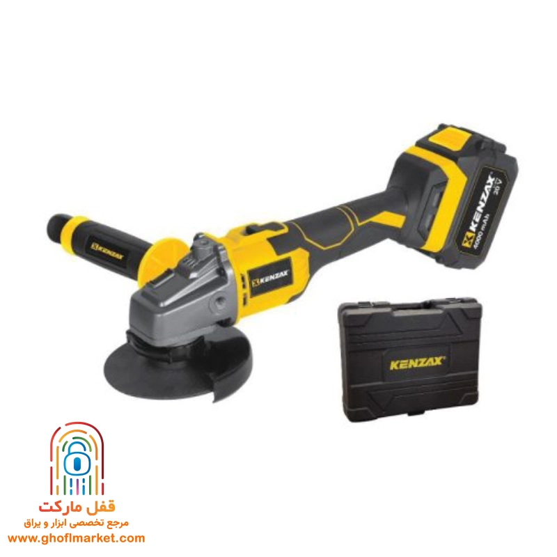 cordless-mini-grinder-kenzax-8815 تصویر مینی فرز شارژی کنزاکس مدل 8815 نمای جلو