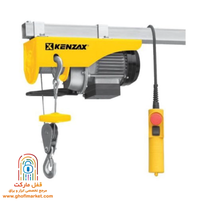 electric-winch-kenzax-7702-22m تصویر بالابر برقی کنزاکس مدل 7702 نمای جلو