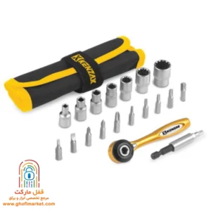 تصویر ست پیچ‌گوشتی و بکس کنزاکس مدل KBR-119