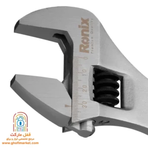 آچار فرانسه رونیکس RH-2440 با پوشش ساتن کروم ضد خوردگی
