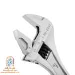 نمای نزدیک فک قابل تنظیم آچار فرانسه رونیکس RH-2441