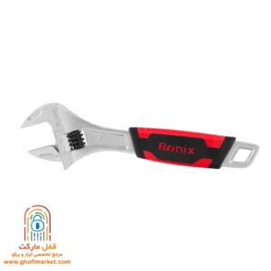 آچار فرانسه رونیکس RH-2441 با روکش کروم مات ضد زنگ
