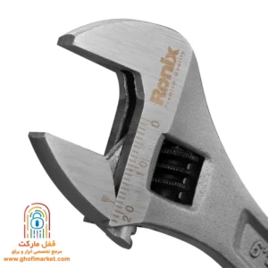 آچار فرانسه رونیکس RH-2401 با دسته مقاوم فولادی