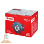 بسته بندی اره گردبر رونیکس 4320 همراه با گونیا و دسته جانبی