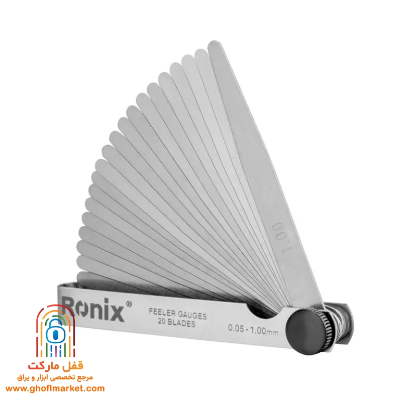 ronix-feeler-gauge-RH-2698 (3) آچار فیلر 20 تیغه رونیکس مدل RH-2698 با تیغه استیل