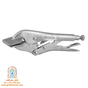 انبر قفلی ورق‌گیر رونیکس RH-1440 با بدنه فولادی ضدزنگ
