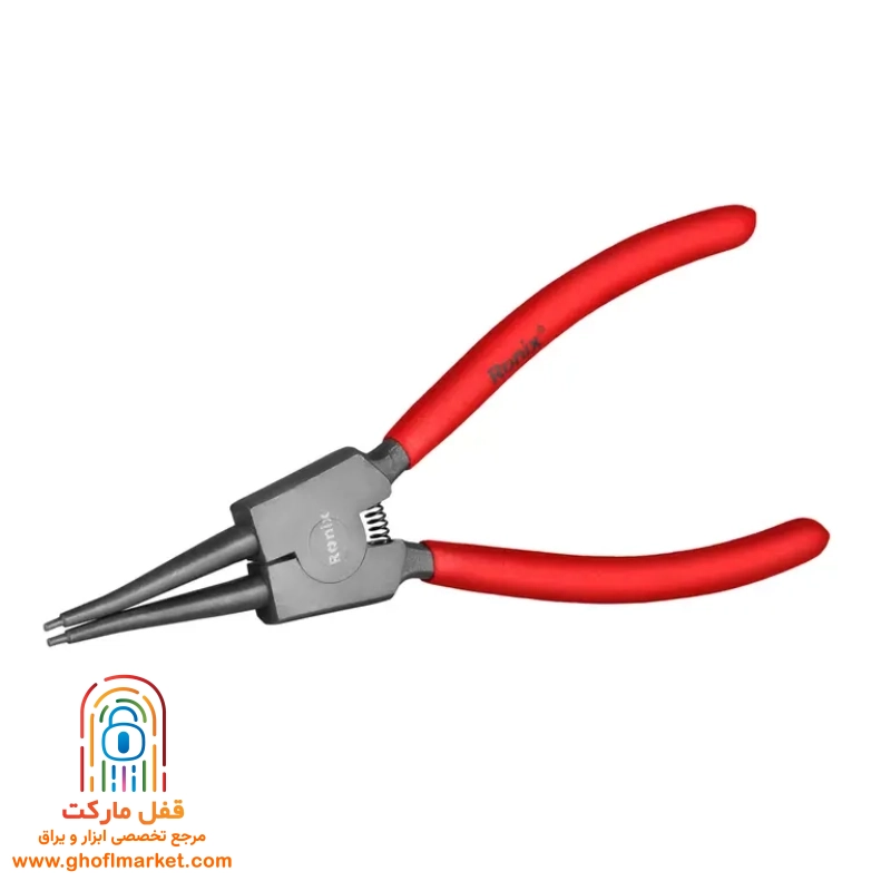 ronix-snap-ring-plier-rh1727 (4) انبر خار بازکن رونیکس RH-1727 سر راست مقاوم