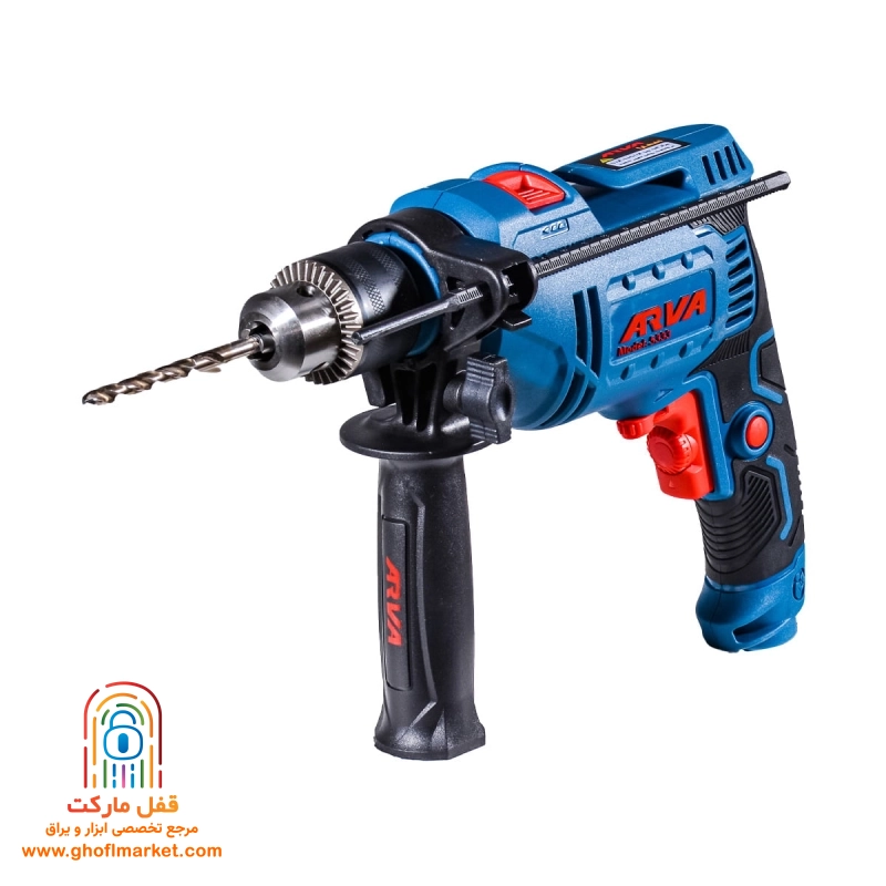 arva-hammer-drill-5333 دریل چکشی ۷۱۰ وات آروا مدل 5333 با سهنظام آچاری ۱۳ میلیمتری