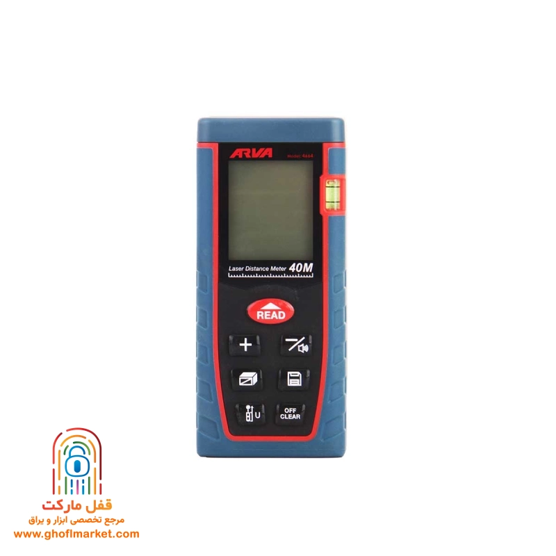 arva-laser-meter-4664 متر لیزری ۴۰ متری مدل 4664 برند Arva با صفحه کلید کامل