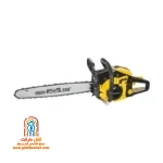 ترمز ایمنی زنجیر فعال‌شده روی دسته جلویی اره 6246