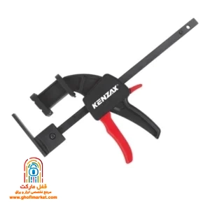 پیچ دستی فشاری فانتزی ۱۵ سانت کنزاکس مدل 9115 با فک فلزی و دسته پلاستیکی