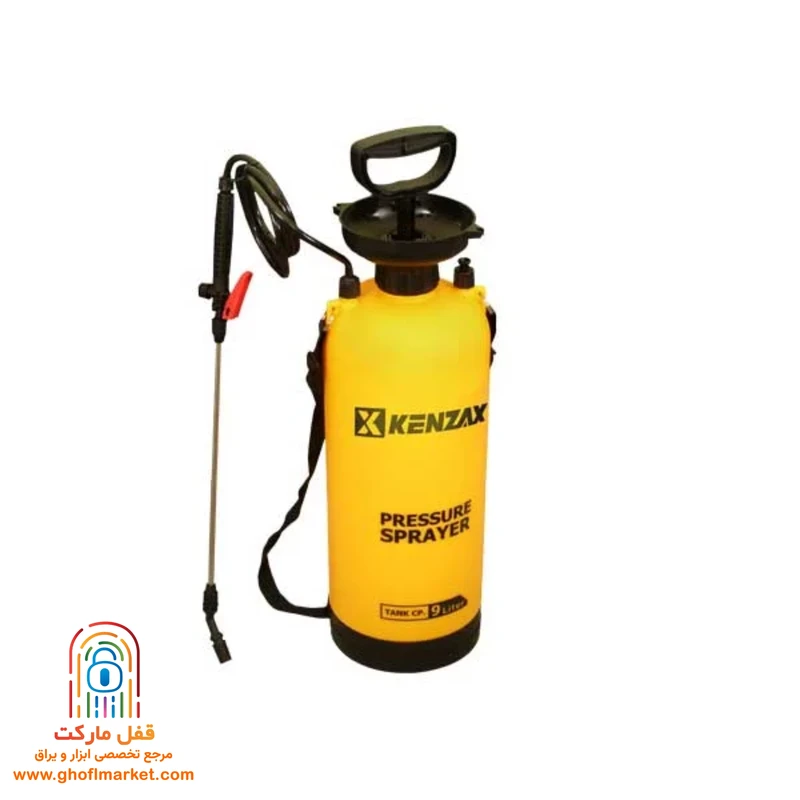 kenzax-sprayer-9l-6409 (4) لنس استیل ضدزنگ سمپاش کنزاکس 6409 در کنار نازل قابل تنظیم