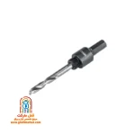 مته راهنمای دنباله ARVA 7864 در حال ایجاد سوراخ راهنما روی ورق فلزی