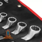 زاویه 15 درجه در انتهای حلقه آچار دو سر رینگ رونیکس RH-2302