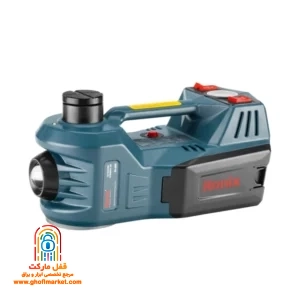 جک هیدرولیک ۵ تنی RH-4990 در نمای جانبی با پایه فلزی عریض