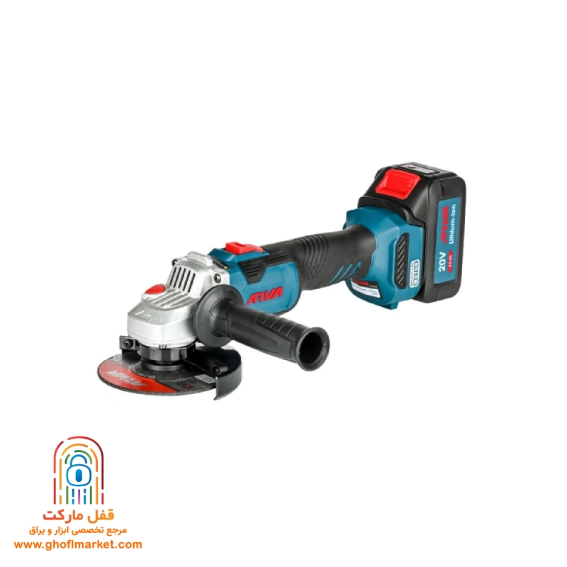 arva-cordless-grinder-5884 مینی فرز شارژی براشلس آروا مدل 5884 با موتور 650 وات و دو باتری 4 آمپر ساعت