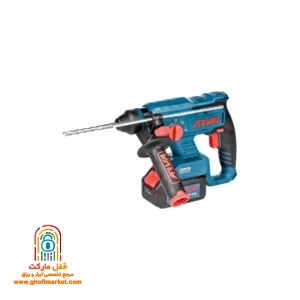 بتن‌کن شارژی براشلس ۲۰ ولت آروا 5837 با ابزارگیر SDS-Plus و دسته جانبی