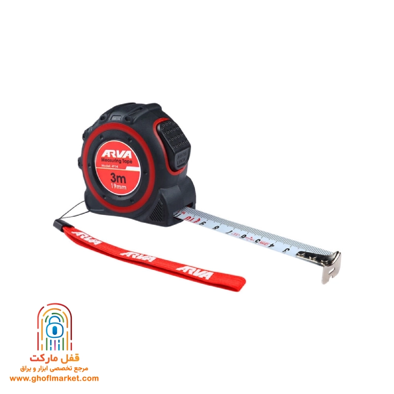 arva-tape-3m-4914 متر ۳ متری آروا 4914 با بدنه ضدشوک آرمور و تیغه ۱۹ میلیمتری
