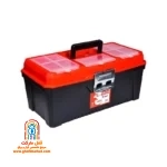 جعبه ابزار پلاستیکی ۱۶ اینچی آروا 4539 با قفل فلزی و دسته متحرک