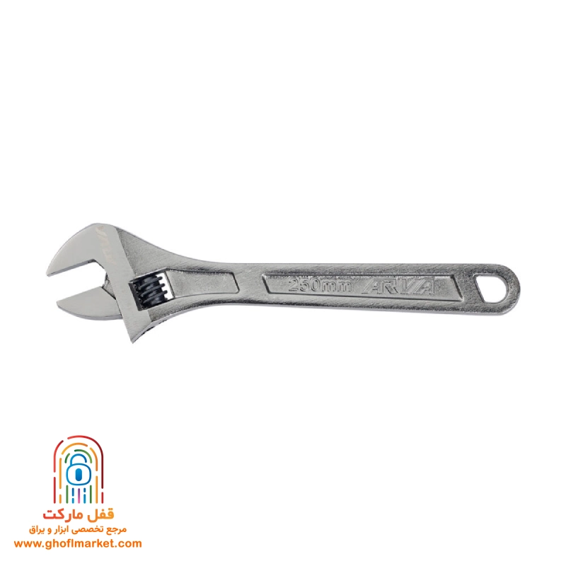 arva-wrench-10inch-4431 آچار فرانسه ۱۰ اینچ آروا ۴۴۳۱ با فک باز و مدرج لیزری نمای کلی