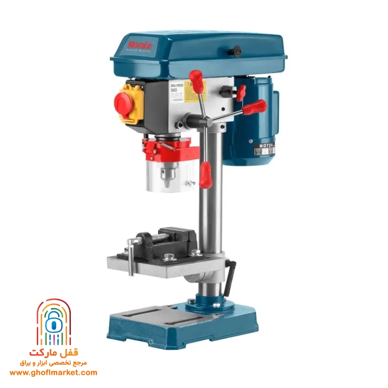bench-drill-ronix دریل برقی ستونی 350 وات رونیکس مدل 2603 نمای جلو