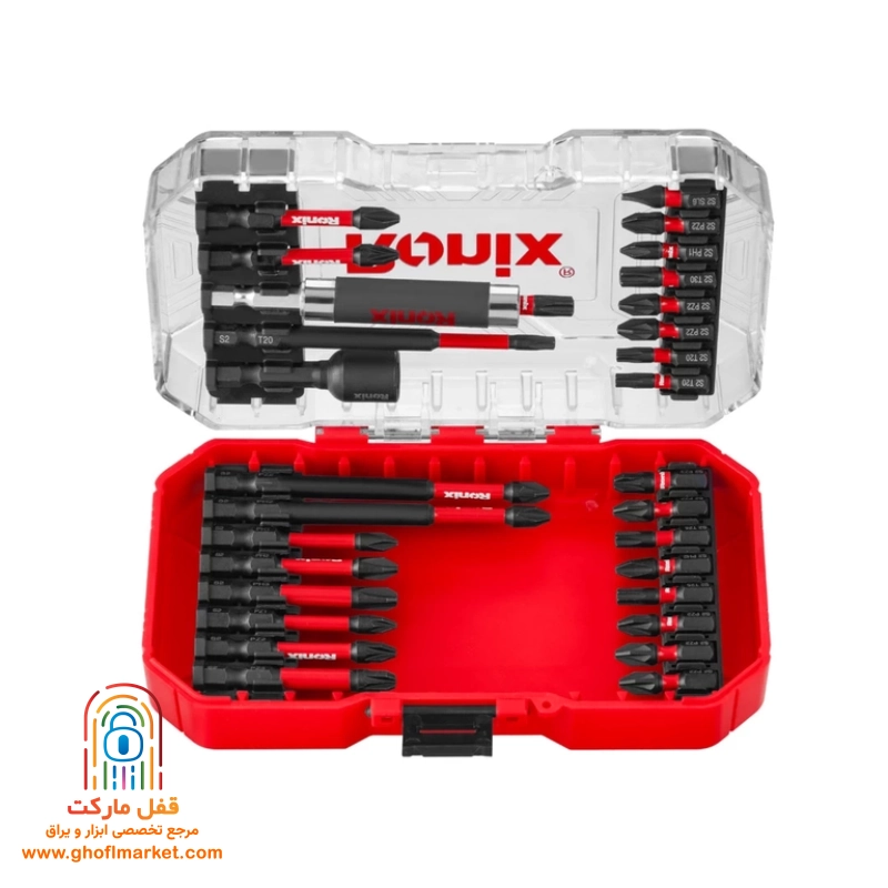 bit-socket-set-front ست بیت و بکس 30 عددی رونیکس مدل RH-5458 با جعبه پلاستیکیست بیت و بکس 30 عددی رونیکس مدل RH-5458 با جعبه پلاستیکی