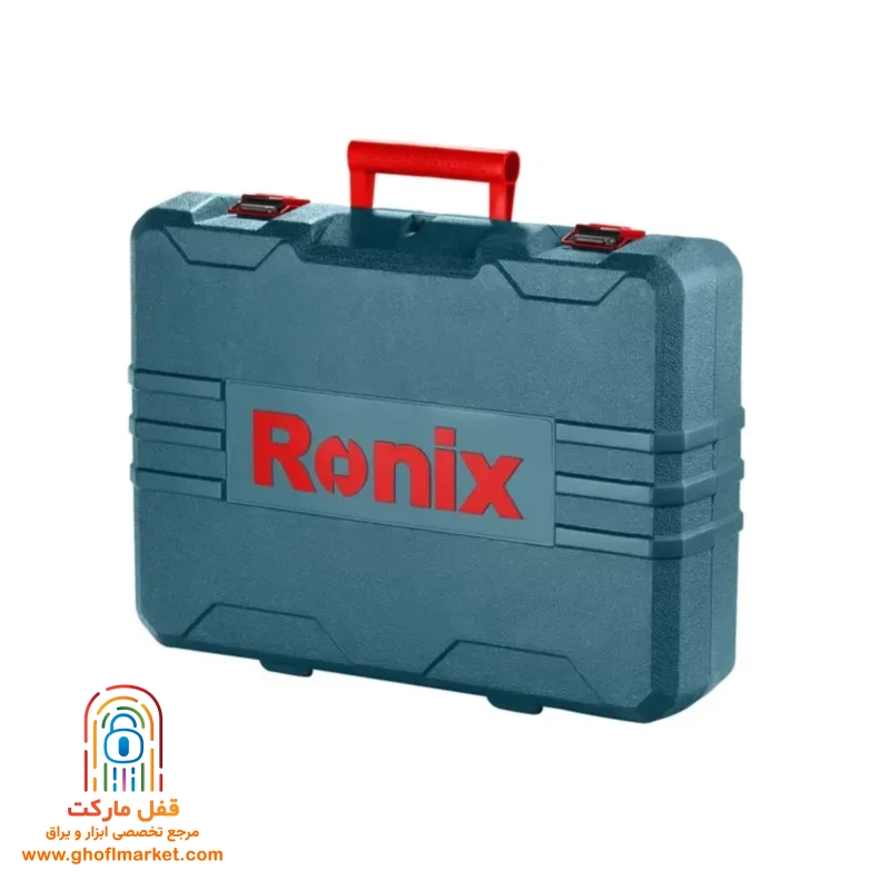 کیف BMC ضد ضربه بتن کن رونیکس 2732 همراه با مته و قلم و متعلقات