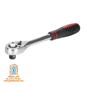 دسته جغجغه 1/2 اینچ کروم رونیکس مدل RH-2632 نمای روبرو