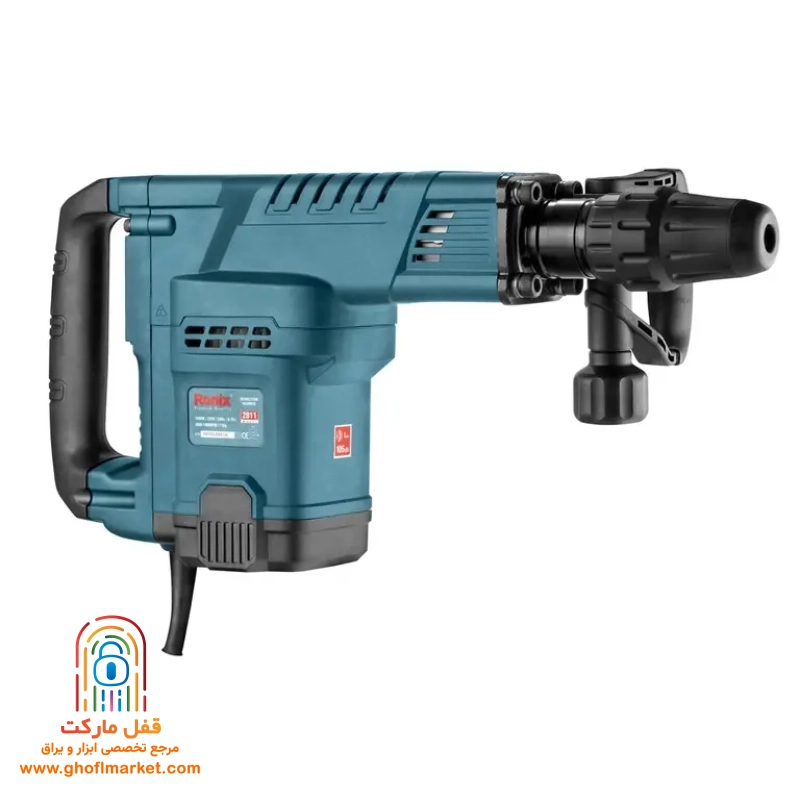 demolition-hammer-ronix چکش تخریب برقی ۱۱ کیلویی رونیکس مدل ۲۸۱۱ نمای جلو