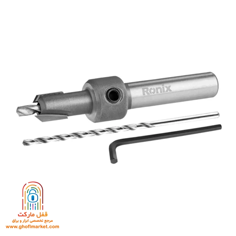 diamond-countersink-bit مته خزینه الماسه 3/5 رونیکس مدل RH-5302 با تیغه تنگستن کارباید و بدنه مقاوم