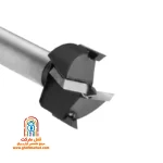 حفره ته صاف ایجاد شده در چوب با مته گازر 22 میلی متر رونیکس