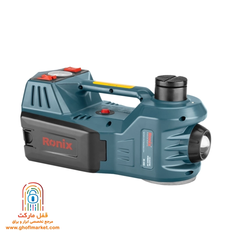hydraulic-jack-compressor جک هیدرولیک فندکی چند کاره RH-4990 با کمپرسور ۱۵۰ وات