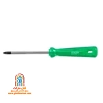 پیچ گوشتی تکی چهارسو کریستالی رونیکس RH-2864 سایز 100 در 6 میلی متر با دسته شفاف