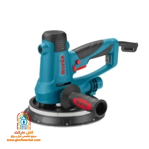 سنباده‌زن دیواری رونیکس 6201 با پد ۱۸۰ میلیمتری و دسته تلسکوپی