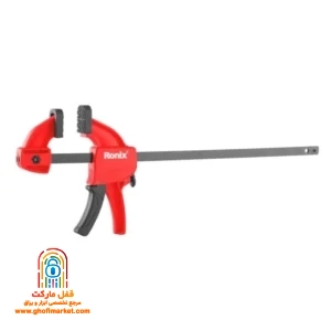 پیچ دستی فشاری فانتزی 20 سانتی متری رونیکس مدل RH-7503 با بدنه فولادی