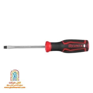 پیچ گوشتی تکی دوسو دورنگ رونیکس RH-2746 سایز 100 در 6 میلی متر با دسته TPR