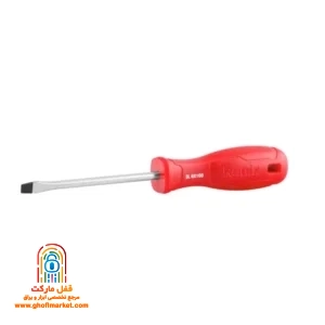 پیچ گوشتی تکی دوسو رونیکس RH-2773 سایز 100 در 6 میلی متر با دسته قرمز PP