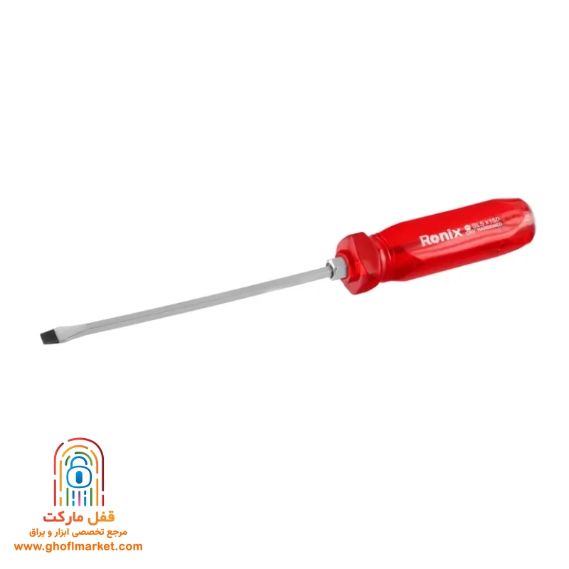 ronix-impact-flathead پیچ گوشتی ضربه خور دوسو رونیکس مدل RH-2952 سایز 150 در 5 میلی متر