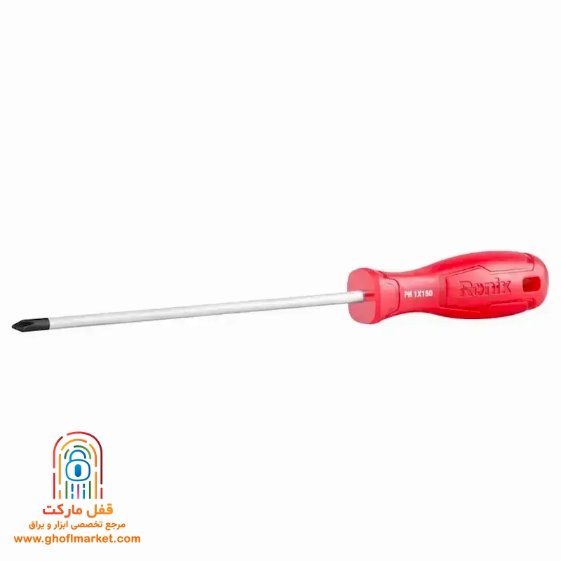 ronix-phillips-screwdriver-150x5 پیچ گوشتی تکی چهارسو رونیکس RH-2872 سایز 150 در 5 میلی متر با دسته پروپیلن