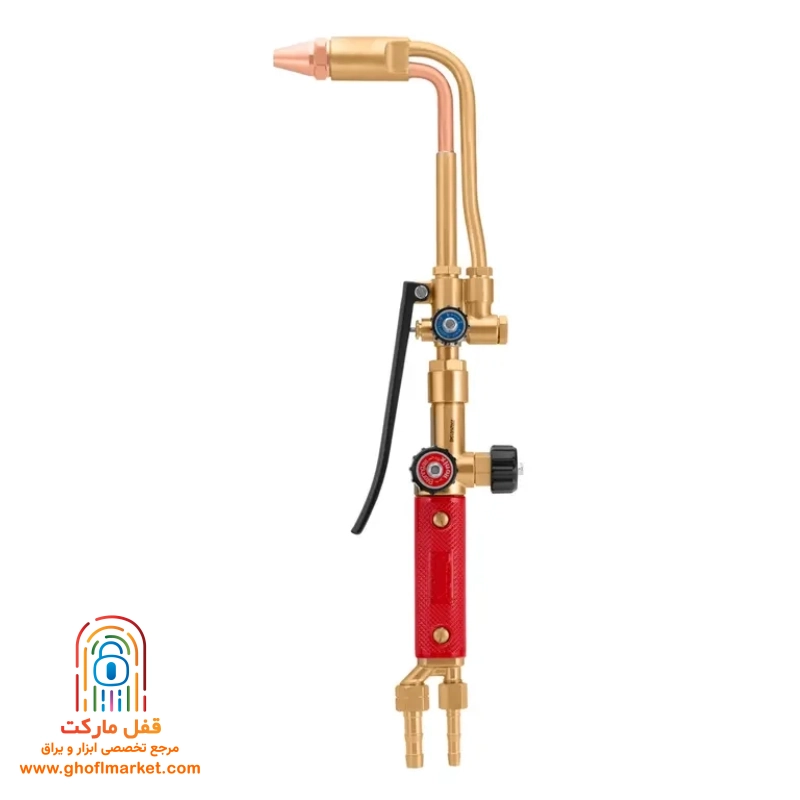 ronix-rh-4503-cutting-torch پیک برش دو تکه RH-4503 رونیکس با بدنه برنجی و نازل چرخشی