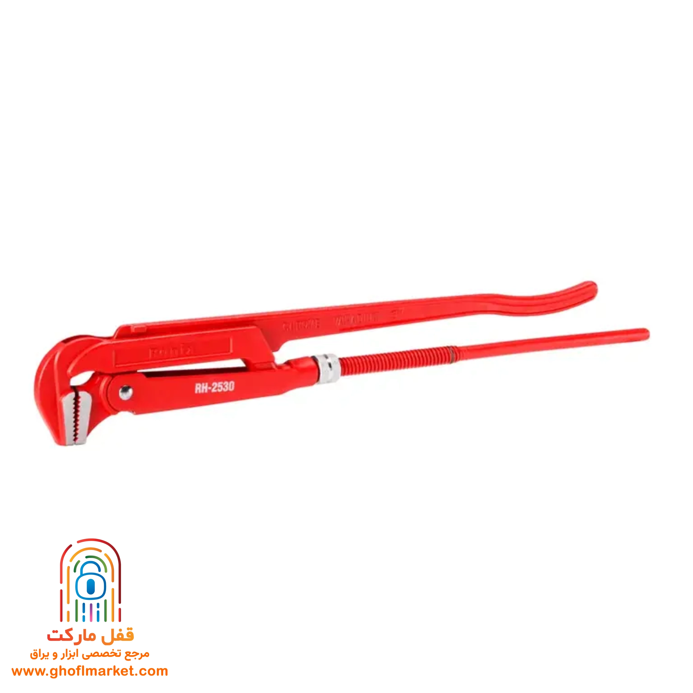 ronix-rh2530-pipe-wrench-3inch آچار دو دسته رونیکس RH-2530 سایز ۳ اینچ با فک قابل تنظیم