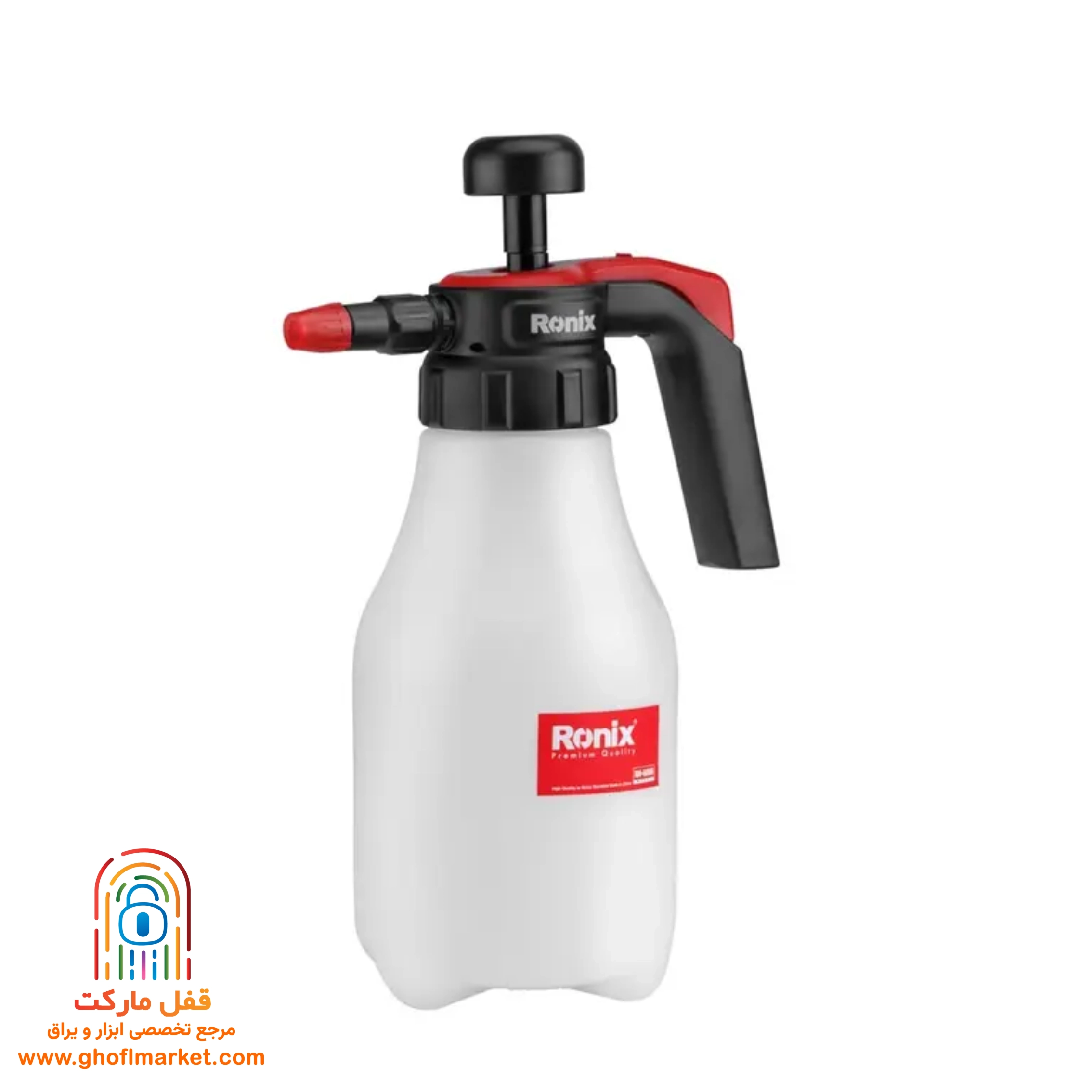 ronix-sprayer-rh6006 سمپاش ۱.۵ لیتری رونیکس RH-6006 با مخزن شفاف و نازل قابل تنظیم