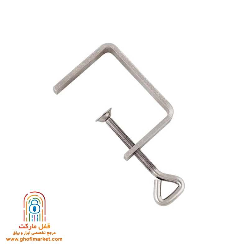 screw-clamp-120mm گیره پیچی 120 میلی متر ایران پتک مدل KD1210 با پوشش نیکل