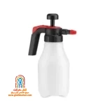 مخزن شفاف HDPE سمپاش RH-6006 که میزان مایع داخل آن دیده میشود