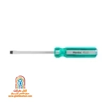 پیچ گوشتی دو سو رونیکس مدل RH-2761 با سایز 6 در 100 میلی متر و دسته سبز کریستالی