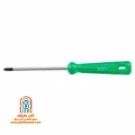 پیچ گوشتی چهارسو رونیکس مدل RH-2854 با سایز 5 در 100 میلی متر و دسته کریستالی