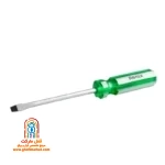 پیچ گوشتی دو سو 125×6 میلی متری رونیکس مدل RH-2762 با دسته کریستال سبز