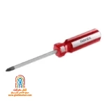 پیچ گوشتی چهار سو 100×6 میلی متری رونیکس مدل RH-2861 با دسته کریستال قرمز
